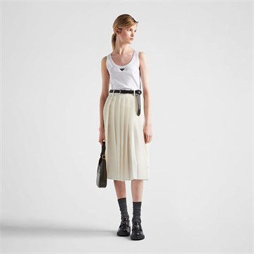 9a+ quality prada triangle logo ribbed tank top